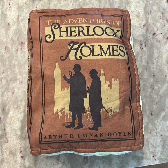 Think Geek Book Pillow Sherlock Holmes - Picture 1 of 7